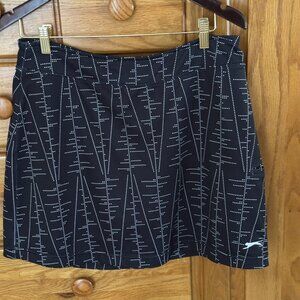 Slazenger golf skort skirt women’s size‎ medium black white